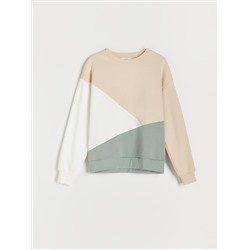 Colour block hoodie