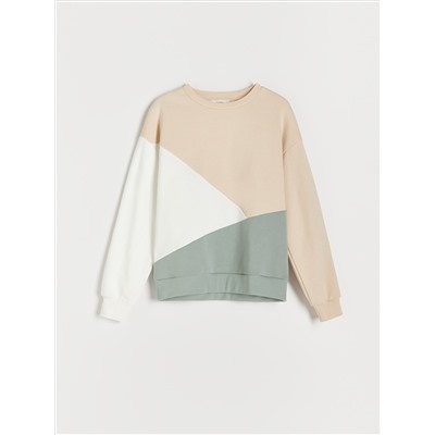 Colour block hoodie