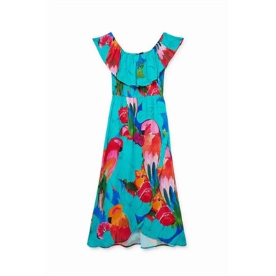 Vestido boho tropical