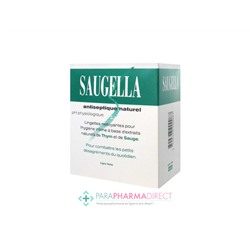 Saugella Antiseptique Naturel Lingettes Individuelles Nettoyantes Intime x10