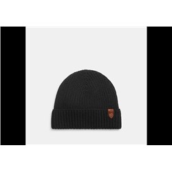 Rib Knit Merino Wool Hat