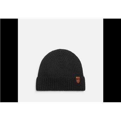 Rib Knit Merino Wool Hat