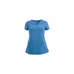 Dickies Xtreme STRETCH Scrubs Contemporary Fit Mock Wrap Top