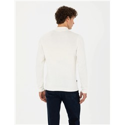 Ekru Slim Fit Kazak