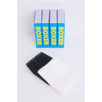 Pack 2 bragas bóxer negro, blanco