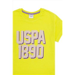 Kız Çocuk Neon Sarı Pijama Takımı