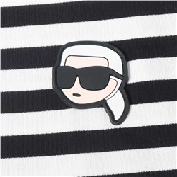 Повседневная хлопковая футболка в полоску KARL LAGERFEL*D ОРИГИНАЛ!