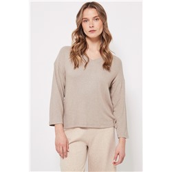 Camiseta Beige jaspeado