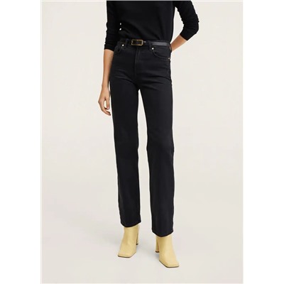 Vaqueros rectos tiro medio -  Mujer | MANGO OUTLET Melilla