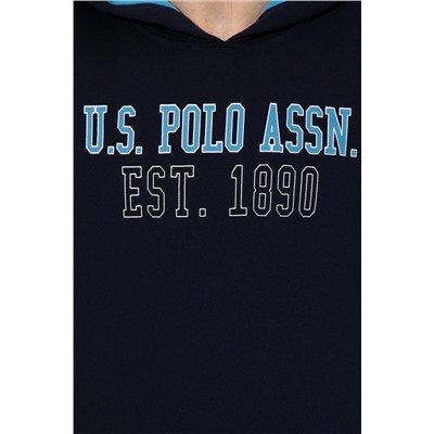 Erkek Lacivert Kapüşonlu Sweatshirt