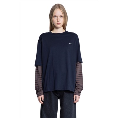 Лонгслив из джерси с длинными рукавами  Mi*u Mi*u