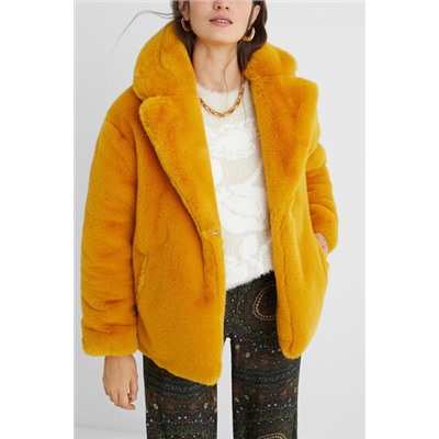 Chaqueta oversize peluche