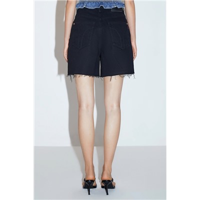 Short vaquero Negro