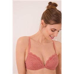 Sujetador CHARMING microfibra print cebra rosa