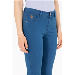 Kadın Açık Mavi Toothpick Fit Jean Pantolon