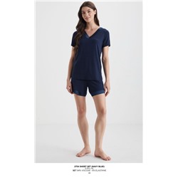2734 SHORT SET (NAVY BLUE)