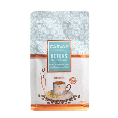 Кофейный напиток "Casvaa" 200 гр Детокс протеин (м/у) 1/12