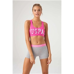 U.S. Polo Assn. U.S. Polo Assn. Kadın Fuşya Büstiyer Şort Takım 66264