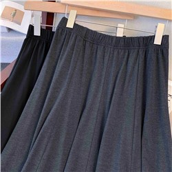 Трикотажная юбка для девушек Plus Size