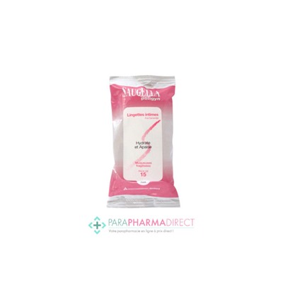 Saugella Poligyn Lingettes Intimes Muqueuses Fragilisées x15