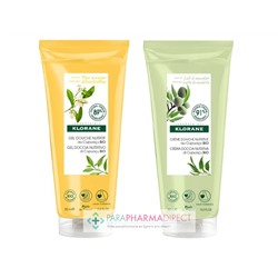 Klorane Cupuaçu Gel Douche Nutritif Fleur d'Oranger + Crème Douche Nutritive Lait d'Amandier 2x200mlLot  × 2