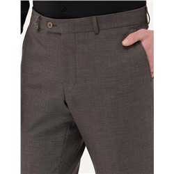 Kahverengi Slim Fit Kumaş Pantolon