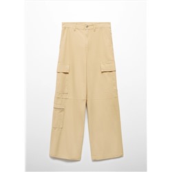 Jeans cargo bolsillos