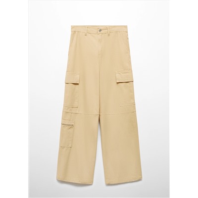 Jeans cargo bolsillos