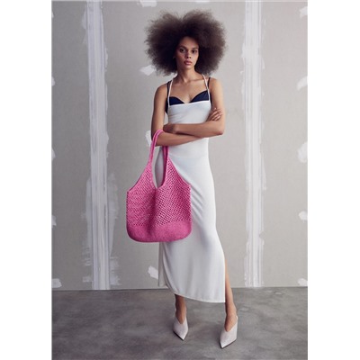 Bolso saco fibra natural