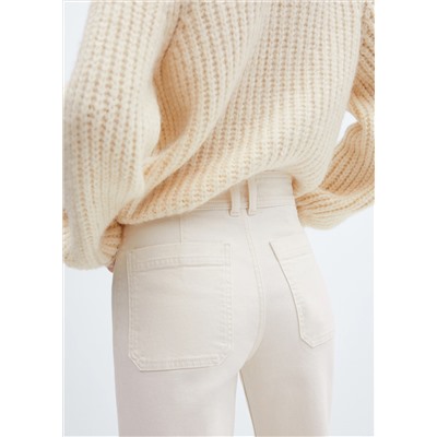 Jeans Catherin culotte tiro alto