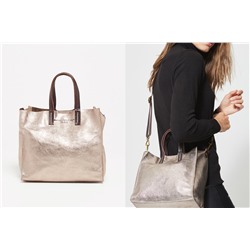 Bolso de piel Coti Bronce