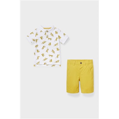 Set - Poloshirt und Shorts - Bio-Baumwolle