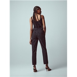 Jeans im Mom-Fit in Used-Optik