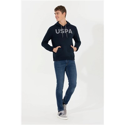 Erkek Lacivert Basic Sweatshirt