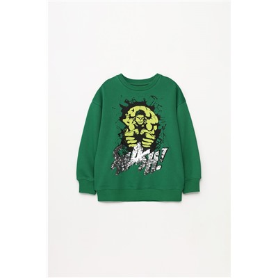 Hulk ©Marvel sweatshirt with sequins