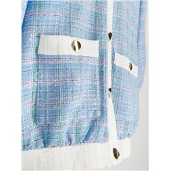 Blazer aus Strukturstoff