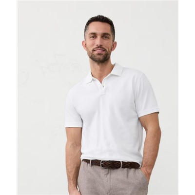 Cotton Monogram Pique Polo
