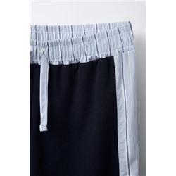 WIDE-LEG TROUSERS WITH STRIPED TAPING