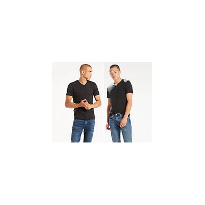 Slim Fit V-Neck Tee Shirt (2-Pack)