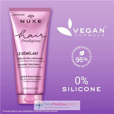 Nuxe Démêlant Brillance Miroir Hair Prodigieux 200ml
