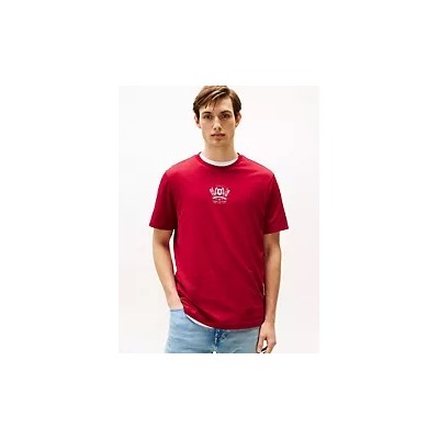 Embroidered Crest Logo T-Shirt