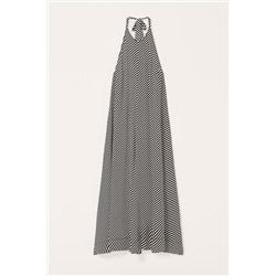 LIMITED EDITION STRIPED HALTER DRESS
