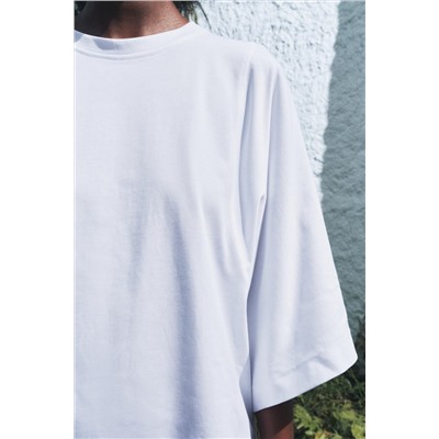 KIMONO SLEEVE COTTON T-SHIRT