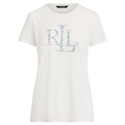 LAUREN Logo Cotton-Blend Tee