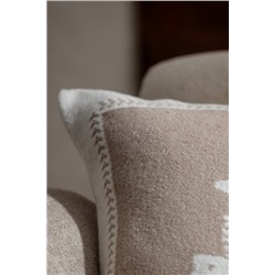 Flore Kırlent Kılıfı - Ekru/Bej - 45x45 cm