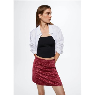 Minifalda animal print -  Mujer | MANGO OUTLET Melilla