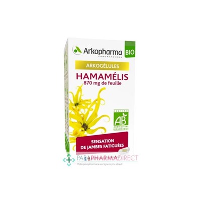 ArkoPharma ArkoGélules - Hamamélis - Sensation Jambes Fatiguées - BIO 150 gélules