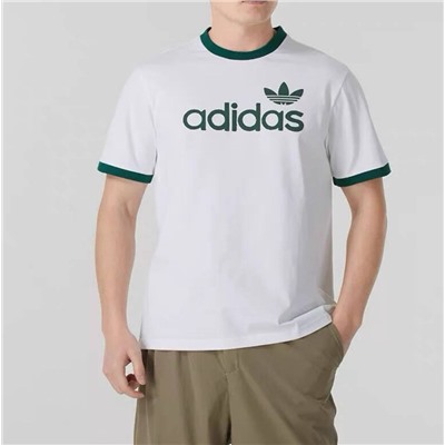 Эластичная футболка Adida*s Originals 🩵  Материал: хлопок с небольшой примесью полиэстера