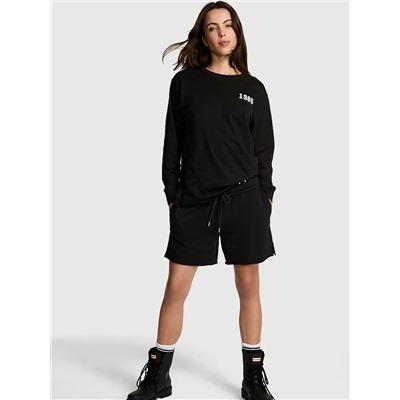 Campus Cotton Long-Sleeve Tee