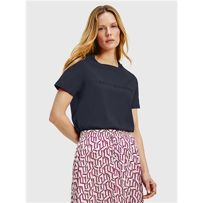 TONAL HILFIGER LOGO T-SHIRT